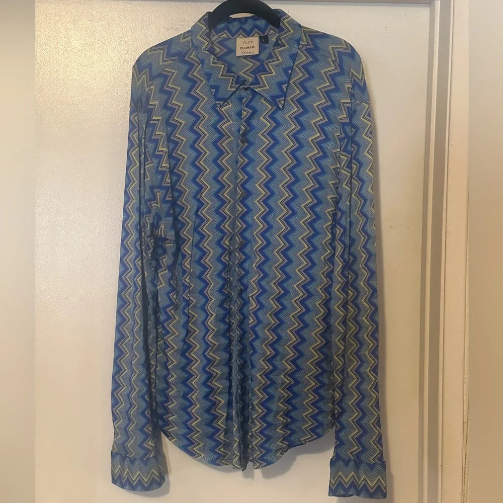 TODD OLDHAM GRAPHIC PRINTED SHIRT